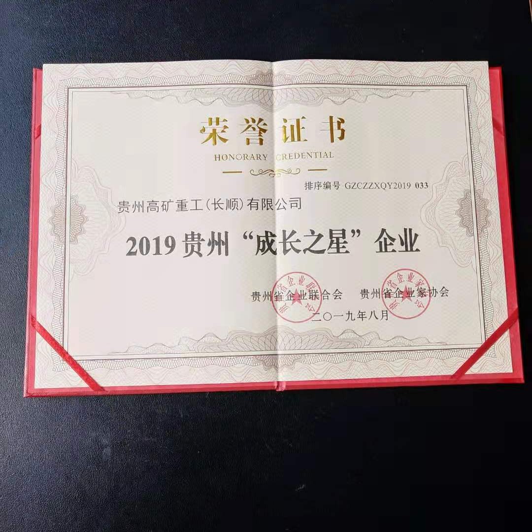 火博·体育(中国)官方网站荣获2019贵州“成长之星”企业称号